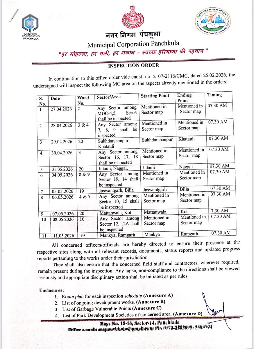 MC PANCHKULA tweet media