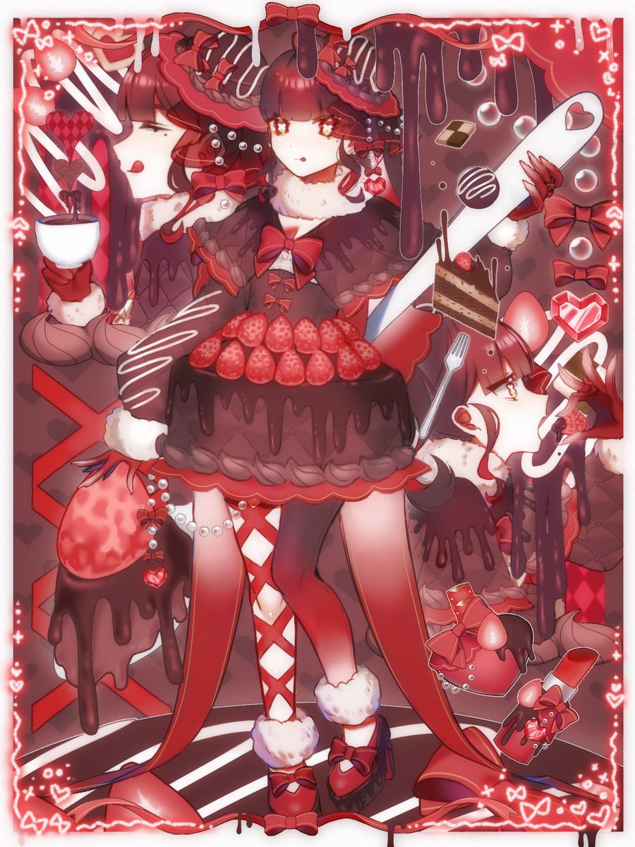 munii1010551's tweet photo. ✨🍫ショコラケ〜キ🍓✨　#イラスト　＃オリキャラ https://t.co/NUIQsBjlLL