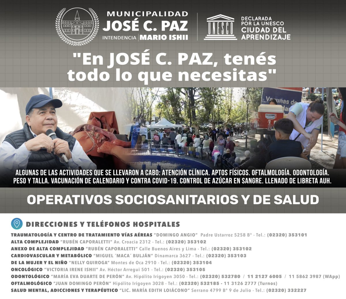 clikear's tweet photo. ISHII: “VAMOS A TENER LA INDUSTRIA MÁS GRANDE QUE PODAMOS TENER, LA INDUSTRIA DEL CONOCIMIENTO EN JOSÉ C. PAZ”
Mario Ishii, remarcó la importancia de la capacitación en nuevas tecnologías constante para los docentes y los estudiantes paceños. @ishiiargentina @PabloMansilla83 https://t.co/dMi3lSqc9m