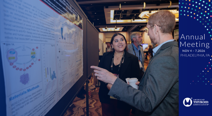 AmThyroidAssn's tweet photo. Only 1 week left to submit your 2026 Annual Meeting Abstract! Join us and present your latest research in Philadelphia. Deadline May 3: https://t.co/mEBCBVUbKM
#atathyroid2026 #americanthyroidassociation #Thyroid @thyroidjournal @clinicalthyroid https://t.co/d2QINjiQd3