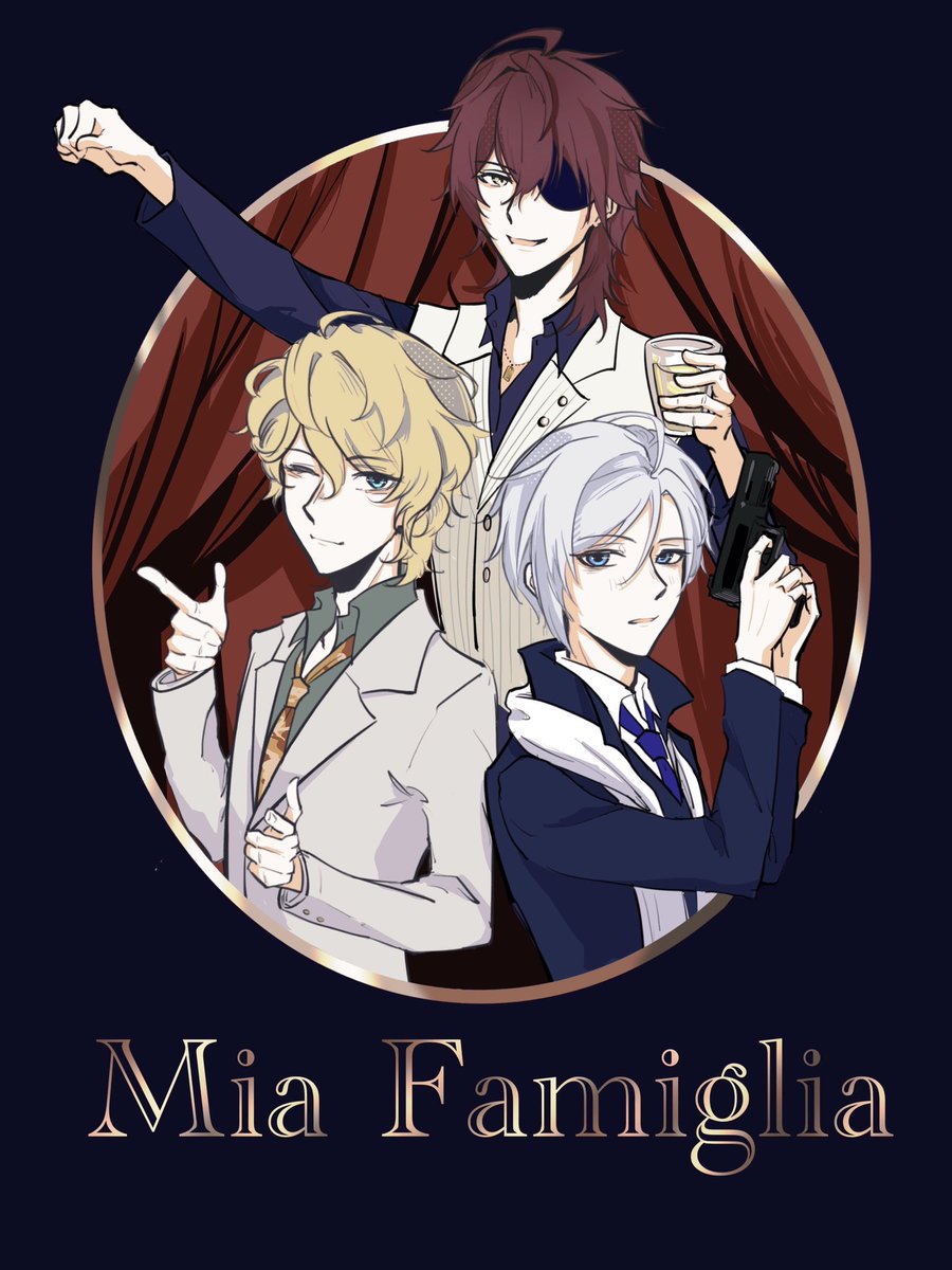 画这张的时候一直在想你们仨能不能演一集mia
友情向
 #ピオフィオーレの晩鐘