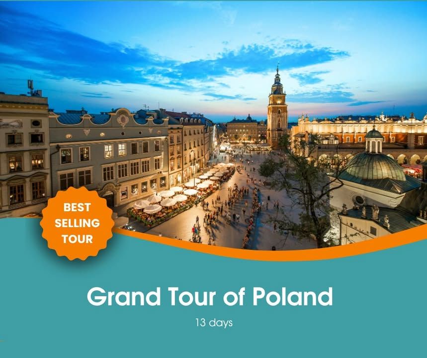 StayPoland's tweet photo. Our most popular tour, year after year: Grand Tour of Poland. Explore Warsaw, Gdańsk, Toruń, Wrocław, Zakopane &amp; Krakow, plus Malbork Castle, Wieliczka Salt Mine, Auschwitz-Birkenau &amp; the Black Madonna shrine. 13 days, escorted, 4- and 5-star hotels. Departures Jul–Oct 2026. https://t.co/uOIVeKfF62