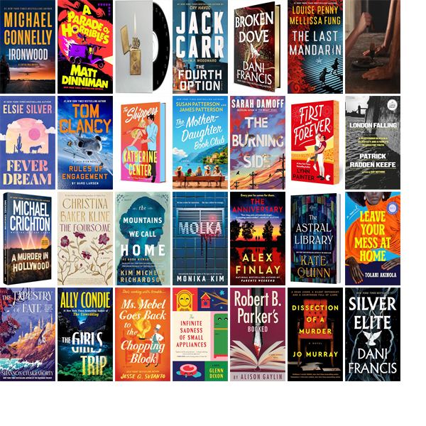 MaynardLibrary's tweet photo. This week the Maynard Public Library has 48 new books and two new music CDs.  New items include Ironwood, A Parade of Horribles, Prizefighter, The Fourth Option, Broken Dove, The Last Mandarin, Wuthering Heights, and Fever Dream. https://t.co/7C3bxFxOIL https://t.co/cxcTgVOZJH