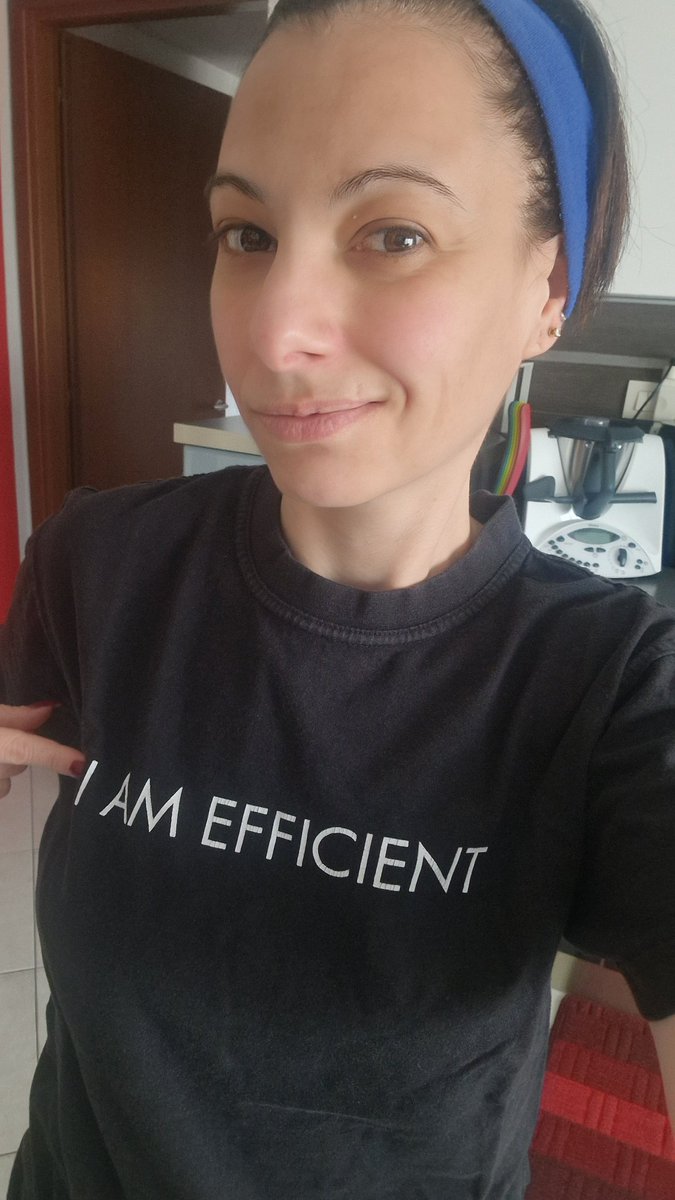 smilingPamPam's tweet image. Oggi per auto-convincermi ad essere produttiva uso messaggi motivazionali "I'm efficient"!😅
("I'm deficient" era terminata!😬😜)
#Efficient to be #Deficient