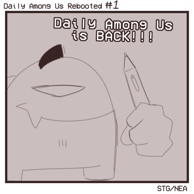 Neapollyice_'s tweet photo. Daily #AmongUs Rebooted
Day 1 : WELCOME BACK, DAILY AMONG US!
(Information In thread.) https://t.co/3V5PhtD7if