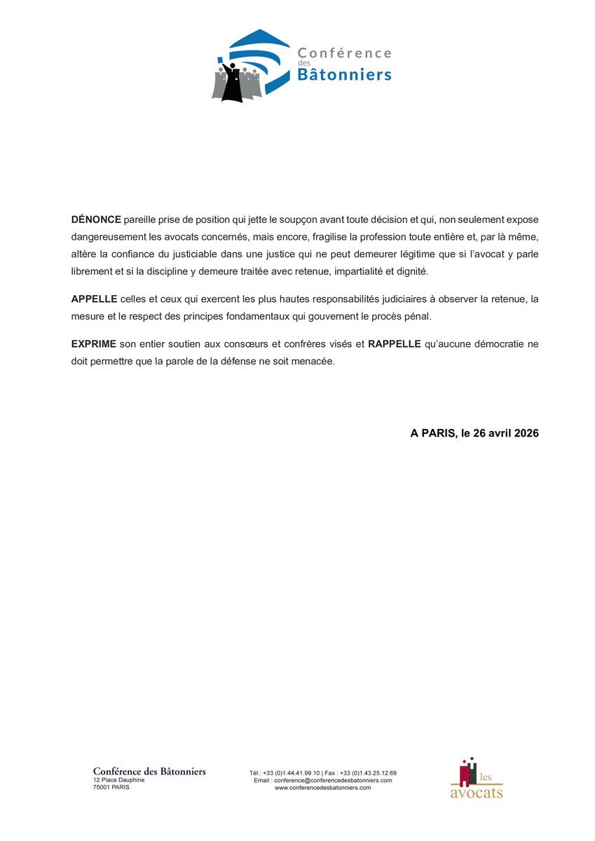 ConférenceBâtonniers tweet media