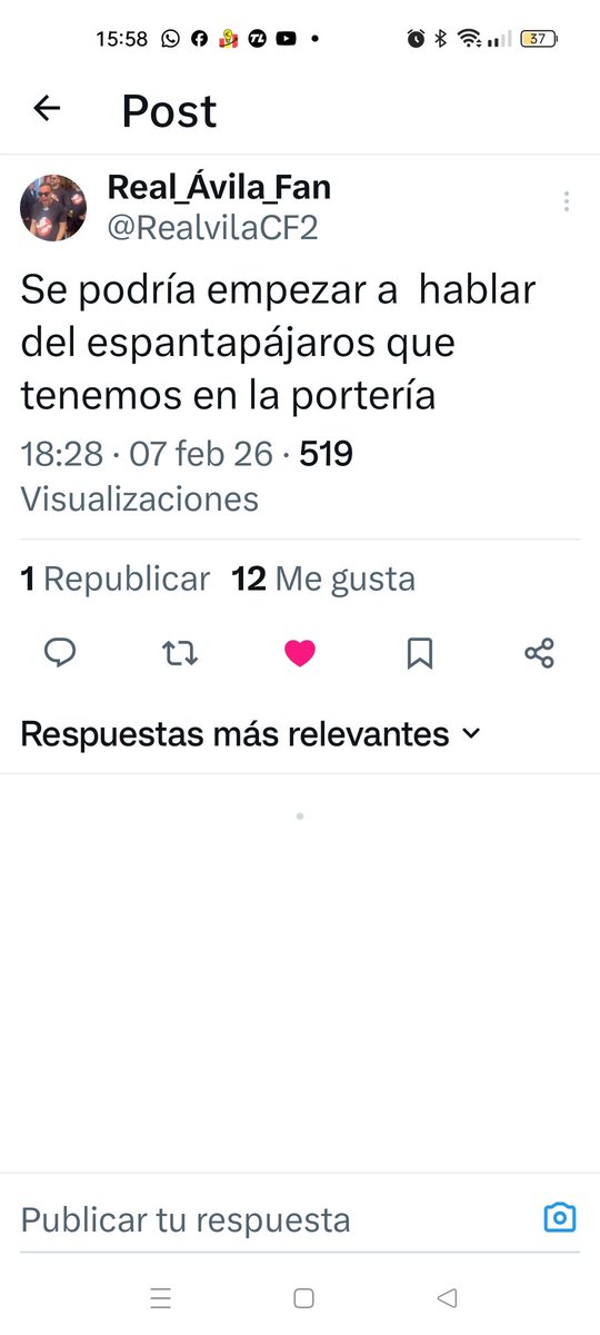 cecifotoc's tweet photo. @RealvilaCF2 @encarnado_Avila Tú también parece lo pedias https://t.co/jeIRlmW0Zs