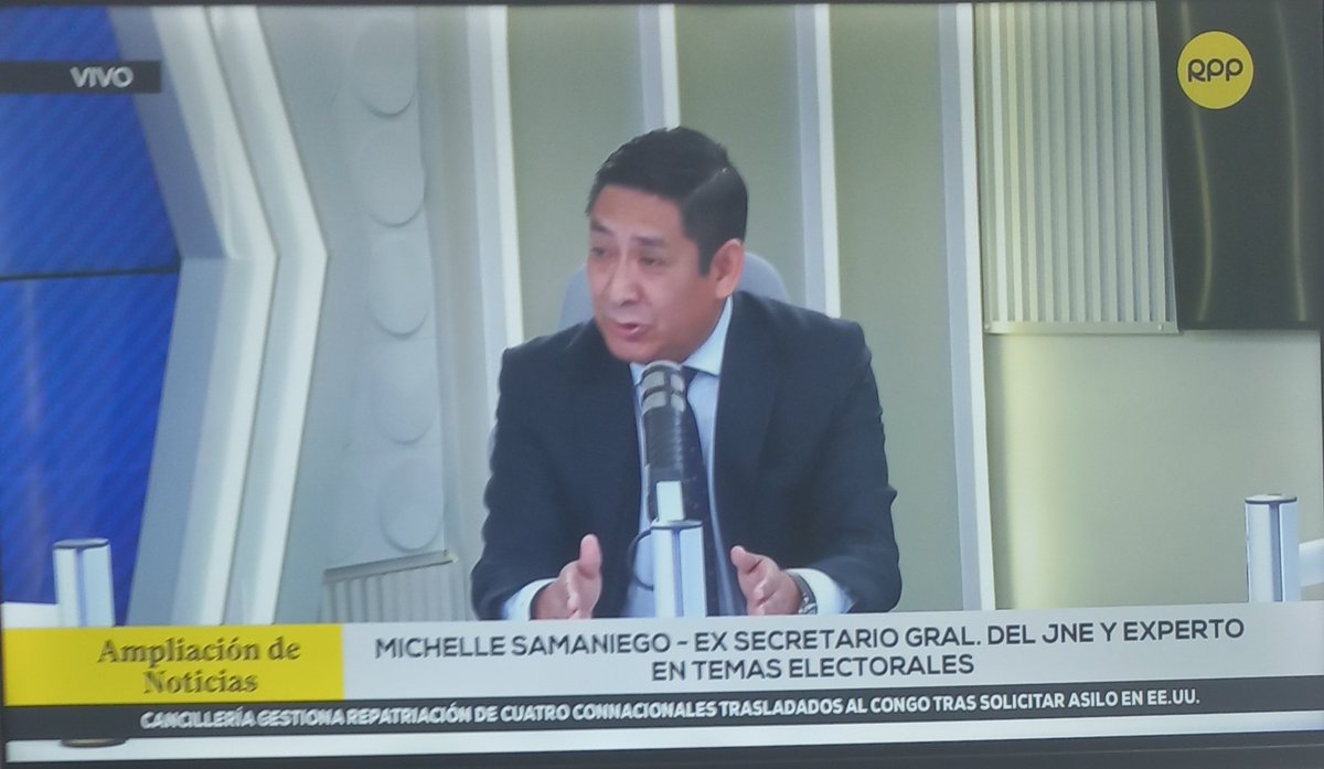 Peru
Según este EXPERTO
NO existe ningún 
Impedimento para que
Fernando Rospigliosi
Asuma el Cargo de 
Senador
Ya culminó la etapa de tachas, que era antes de la elección