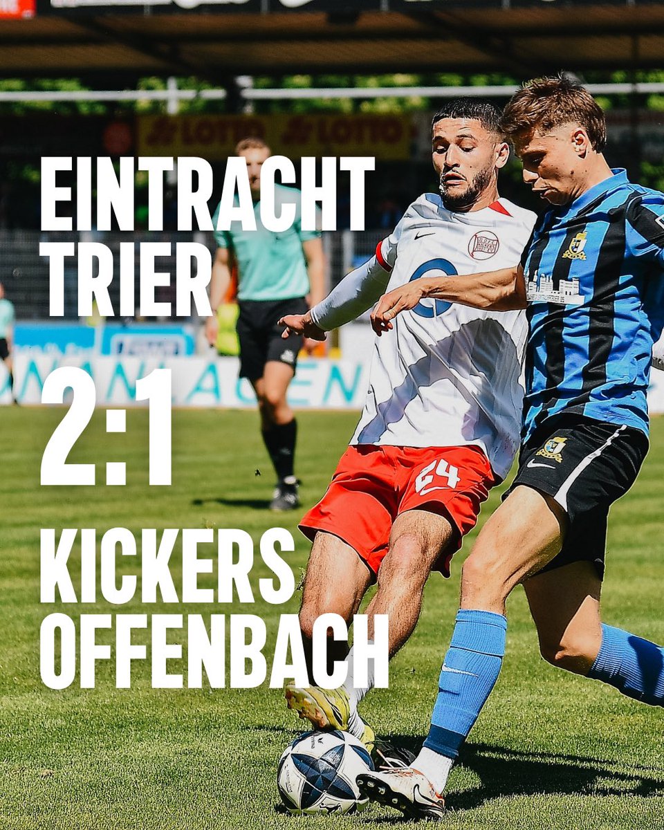 OFC_offiziell's tweet photo. Niederlage in Trier. #SVEOFC #kickersoffenbach https://t.co/wZiI6jSNZ4