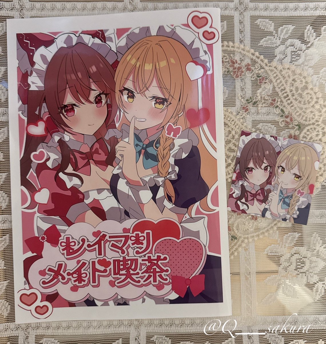 例大祭の新刊には数量限定で
カードが付いてきます🎀

#東方Projectㅤㅤㅤㅤ