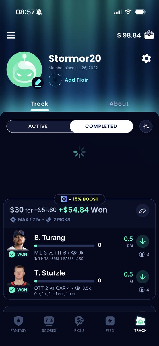stormor20's tweet photo. After being locked out of my X account, we are still cashing slips because of @UpsideTools. LFG we are so back! Use code Dillon for 25% off your first month. https://t.co/0eY6c2Mcce https://t.co/cx605pOzc1