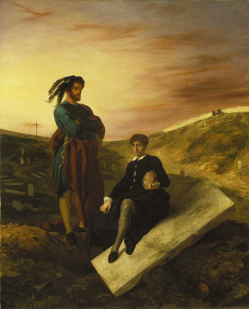 <a href="/BrindusaB1/">BrindusaB</a> Buona Domenica, Brin 🪷

"Se il tuo treno è sul binario sbagliato, ogni stazione a cui arrivi è quella sbagliata"
-Le vite di Dubin
B. Malamud 🖋️
#NatiOggi
1914-86

~Amleto e Orazio, amici alla corte di Elsinore, discutono di vita e di morte
~Eugène Delacroix
#NatiOggi
1798-1863