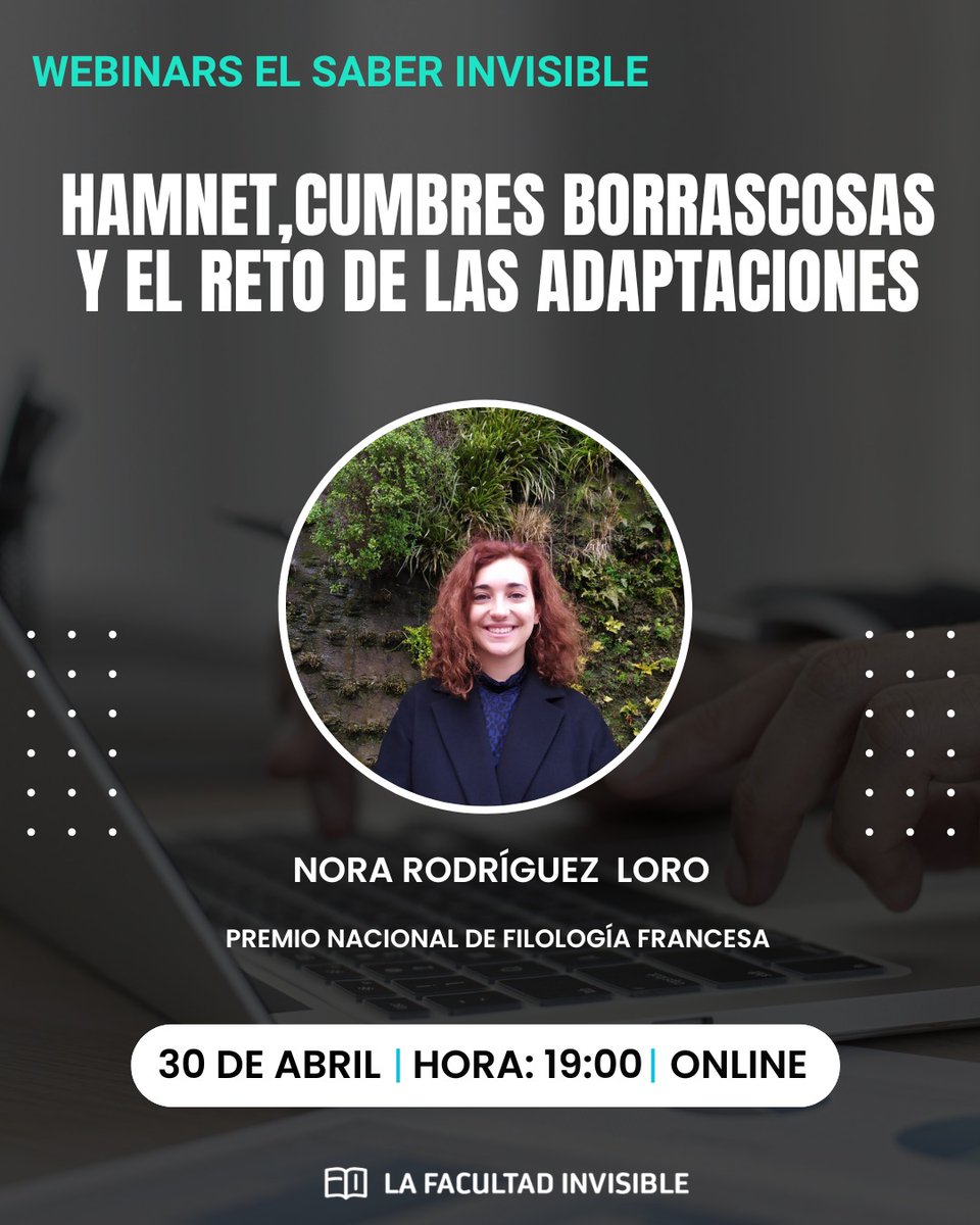 LFInvisible's tweet image. Únete a nuestro segundo webinar "Hamnet, cumbres borrascosas y el reto de las adaptaciones"

Apúntate aquí: docs.google.com/forms/d/e/1FAI…

#lfi #elsaberinvisible #adaptaciones