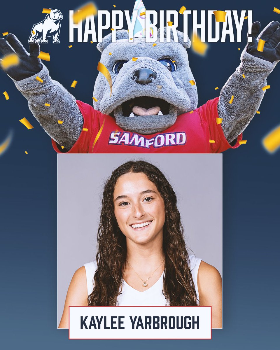 SamfordWBB's tweet photo. Happy Birthday @KayleeYarbrou13‼️🎂

#AllForSAMford https://t.co/BFgdSo1BK4