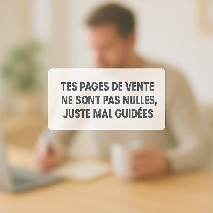 g_lalanne's tweet image. Le vrai problème des pages de vente, c’est pas le texte. C’est le guidage. Sans micro-transitions, ça se lit mal et ça décroche.
#copywriting #freelance

buff.ly/AJVdyR0