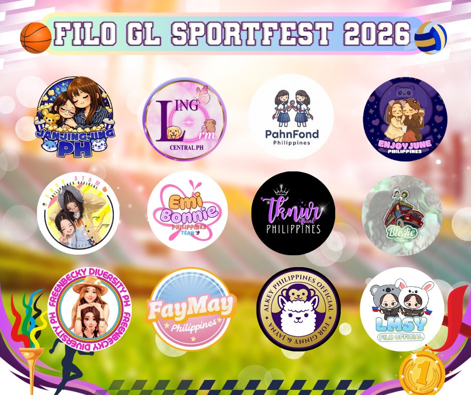 TKNurPHofficial's tweet photo. Thank you to those who came and supported! Congratulations, everyone! 👏🏼

Thank you, @lingormcentral for organizing the 1st #FiloGLSportsFest2026 and to all the fanclubs that participated!

See you all again in Thai GL Fanfest 3! 😜

#TKNur #TKphinyanech #nurdesoraya https://t.co/cWegV3lwSl