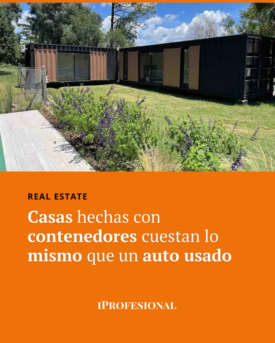 iProfesional's tweet image. 🏡 Casas con contenedores: opción más barata para vivienda.

🔗 Leé la nota 👉🏼 mrf.lu/pDX9

#RealEstate #Vivienda #Argentina