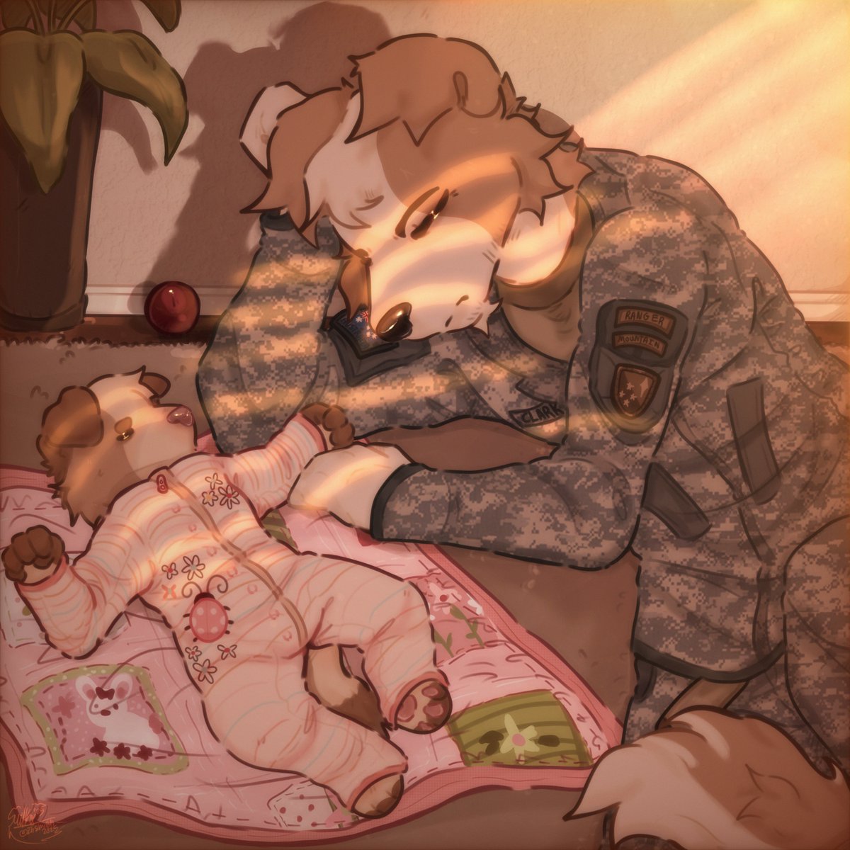 Ih8milkk's tweet image. Archie and baby Kohanas heh 😁 (old)

#ArtistOnTwitter #artistsupport #illustration #artist #digitalart #furryart #furryartist #ibispaint #ibispaintart