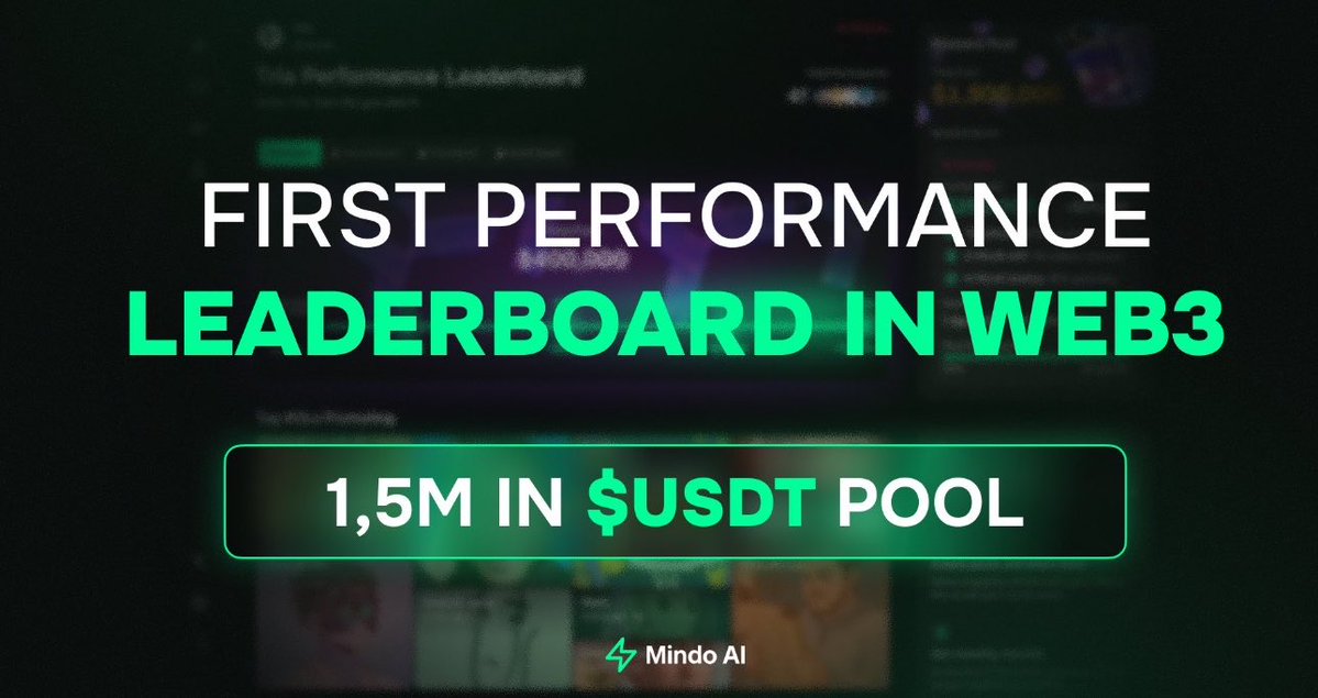 Tria Launches First Ever Performance Leaderboard for Creators with $1.5M USDT Reward Pool 

<a href="/useTria/">Tria</a> introduces its inaugural Performance Leaderboard, a results driven initiative designed to reward creators based on measurable impact rather than noise. Open to creators across all