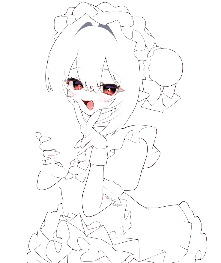 この前のこの絵も髪の描き方まじでこのやり方です(再掲すまん)
楽だしたのしいദി  ᷇ᵕ  ᷆  ) 