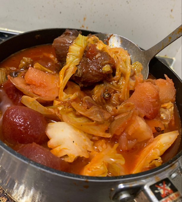 鍋一杯のボルシチをつくった
そもそもボルシチを食ったことがないから成功か失敗かわからないが一応美味くはある 