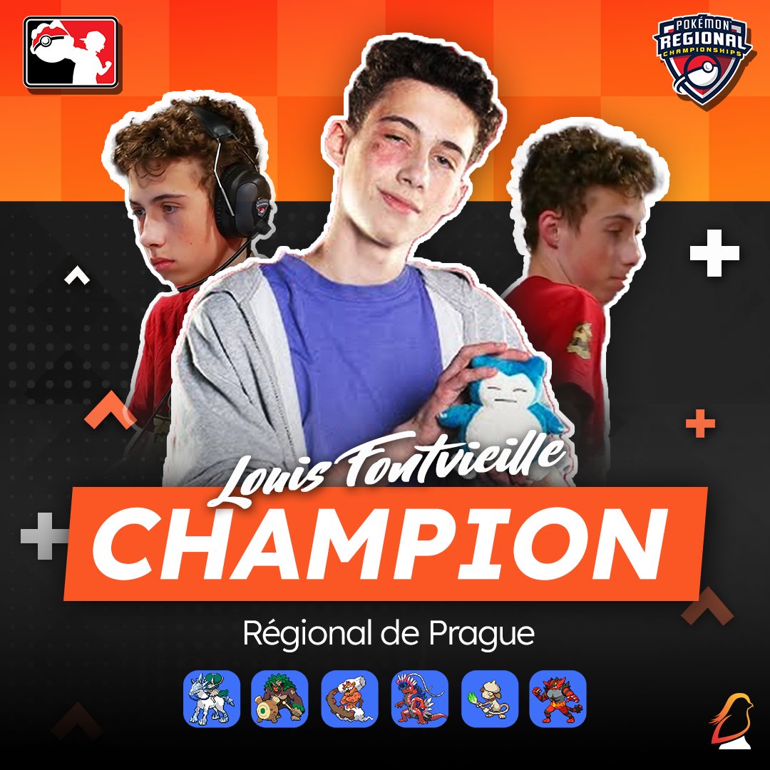 🏆 LOUIS FONTVIEILLE, TU ES CHAMPION RÉGIONAL !!!

EXPLOIT de notre prodige français, qui brise une malédiction des finales perdues par les joueurs français depuis 4 ans 🤯

Pour sa première saison #PlayPokemon en Master, Louis est GÉANT 👏