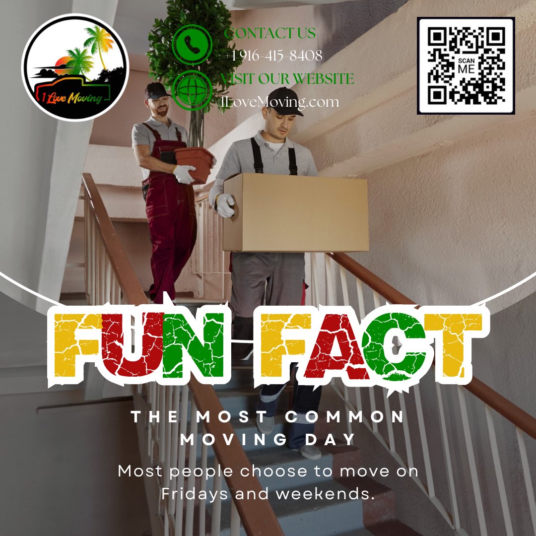 onelovemoving's tweet image. Planning a weekend move? Book early to secure your preferred schedule. llove Moving is ready to make your move smooth and organized.

It’s simple — scan the QR code and get your FREE moving plan!

#movingcompany #movers #moving #movingday #professionalmovers #relocation #packing