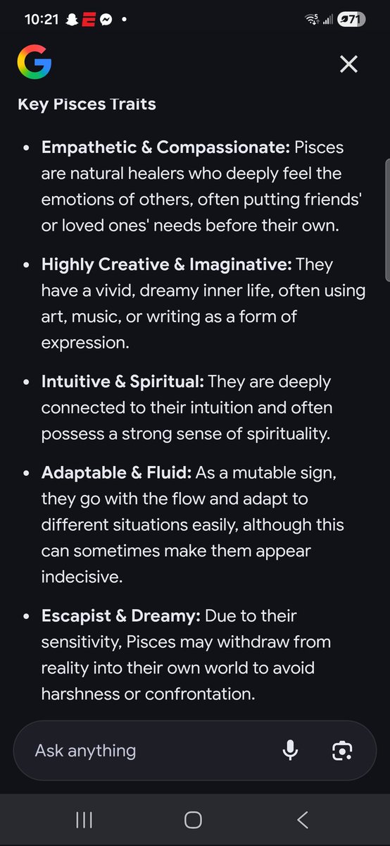 bostonstrong25's tweet image. @SondraCalisi What's your zodiac sign, and post three screenshot's of qualities that you feel best resembles you as a human being? #zodiac #astrology #NA