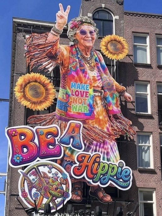 MirteDamen's tweet photo. Café de Blaffende ViS strikes again #amsterdam #blaffendevis BE A HIPPIE 🧡🧡🧡✌🏻🫶🏻 https://t.co/fVaV0R3EKj