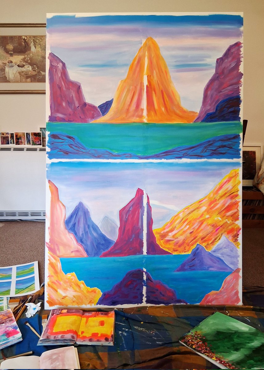 sodelafo's tweet image. Work in progress. 
#abstractlandscape #abstractart #artismedicine #artislove #contemporaryart #modernart