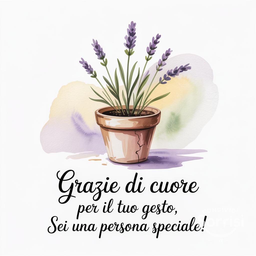 C_Sorrisi's tweet image. Grazie di cuore! 💖 Illustrazione acquerello con dolce frase di ringraziamento. Un gesto gentile in colori pastello che scalda il cuore. ✨ #grazie #acquerello #arte #gentilezza #regalo condividisorrisi.it/immagini-ringr…
