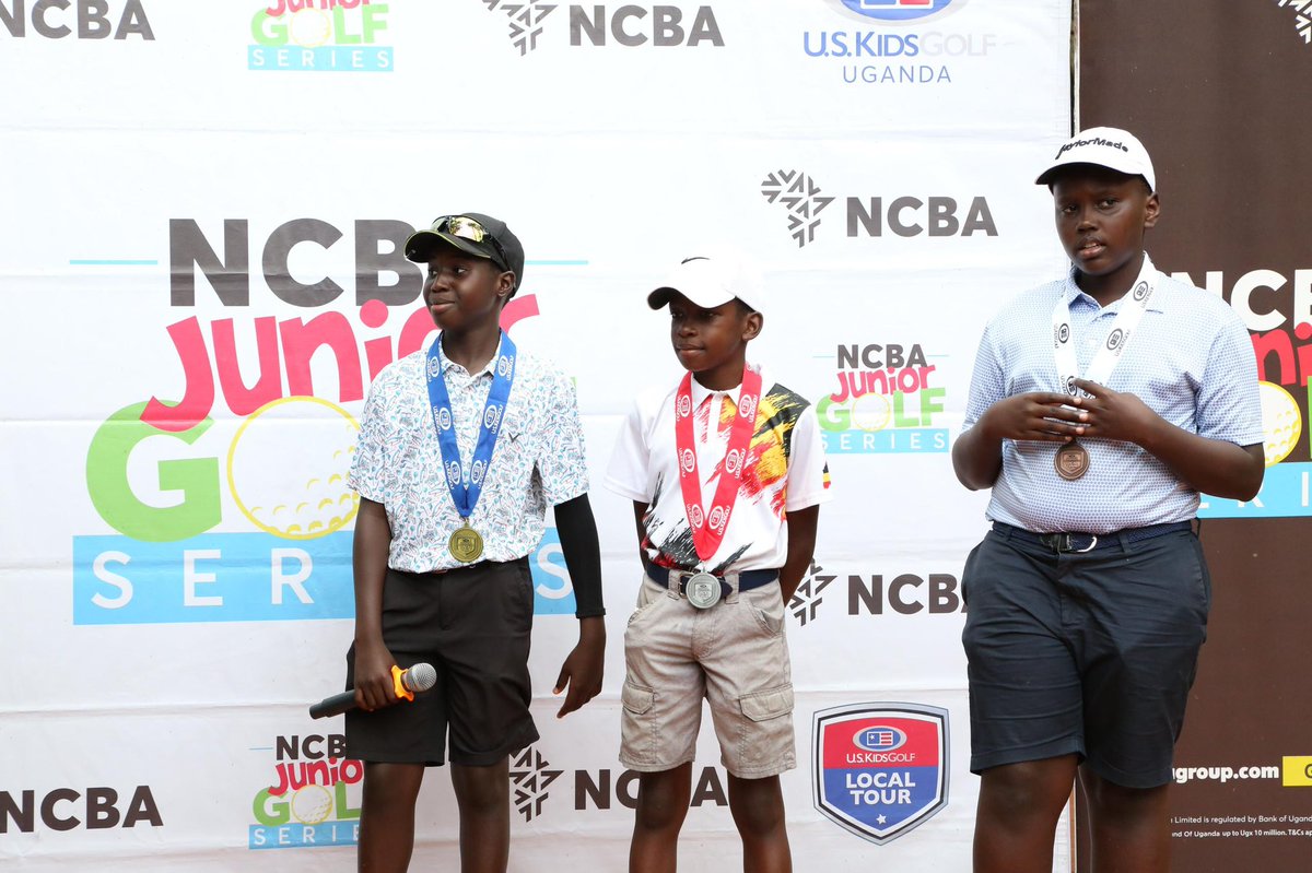 NCBAUganda's tweet image. A day well spent, indeed — reinforcing our commitment at NCBA to invest in sport, build character, and inspire greatness, one round at a time. ⛳️🔥

#GoForIt | #NCBAJuniorGolfSeries | #USKidsGolf | #InspiringGreatness
