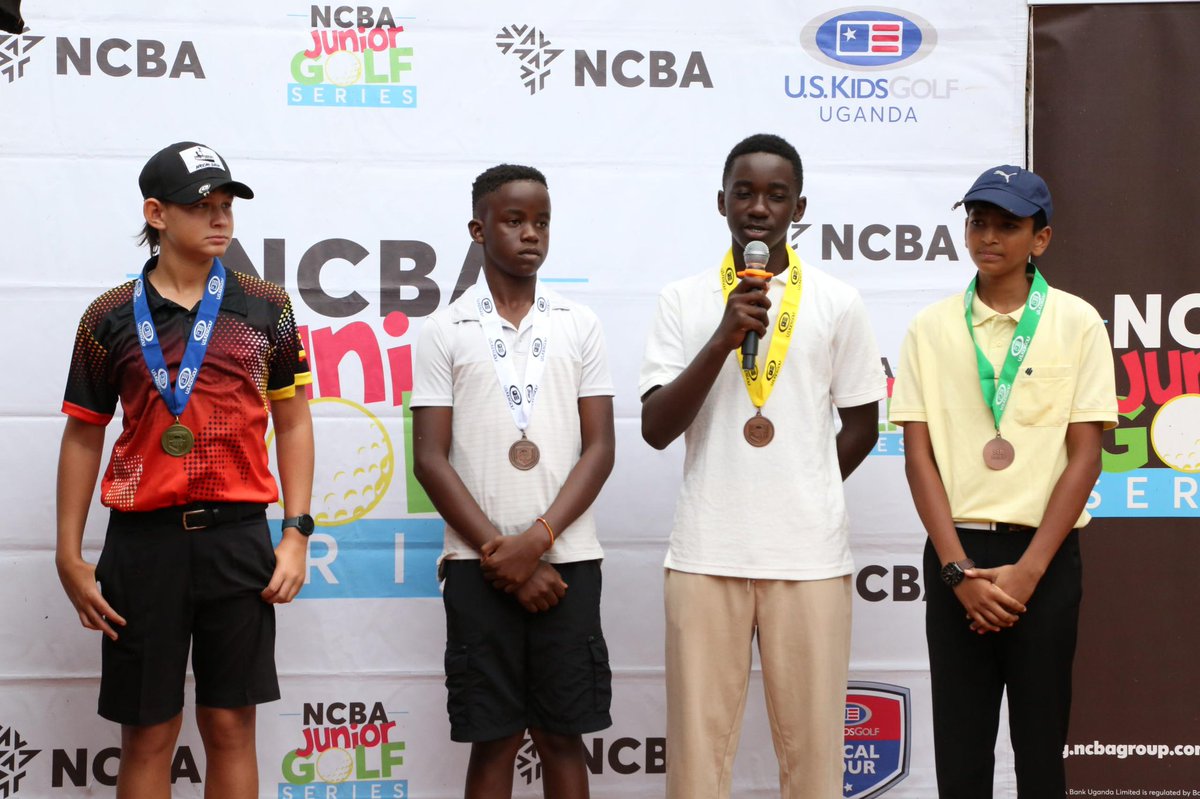 NCBAUganda's tweet image. A day well spent, indeed — reinforcing our commitment at NCBA to invest in sport, build character, and inspire greatness, one round at a time. ⛳️🔥

#GoForIt | #NCBAJuniorGolfSeries | #USKidsGolf | #InspiringGreatness
