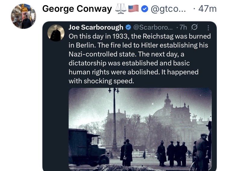 GenderCertifier's tweet image. We are watching you to make sure you don't go along with some insane further restrictions on our freedom and our right to vote we know Republicans are plotting how to take advantage of all this.  #ReichstagFire