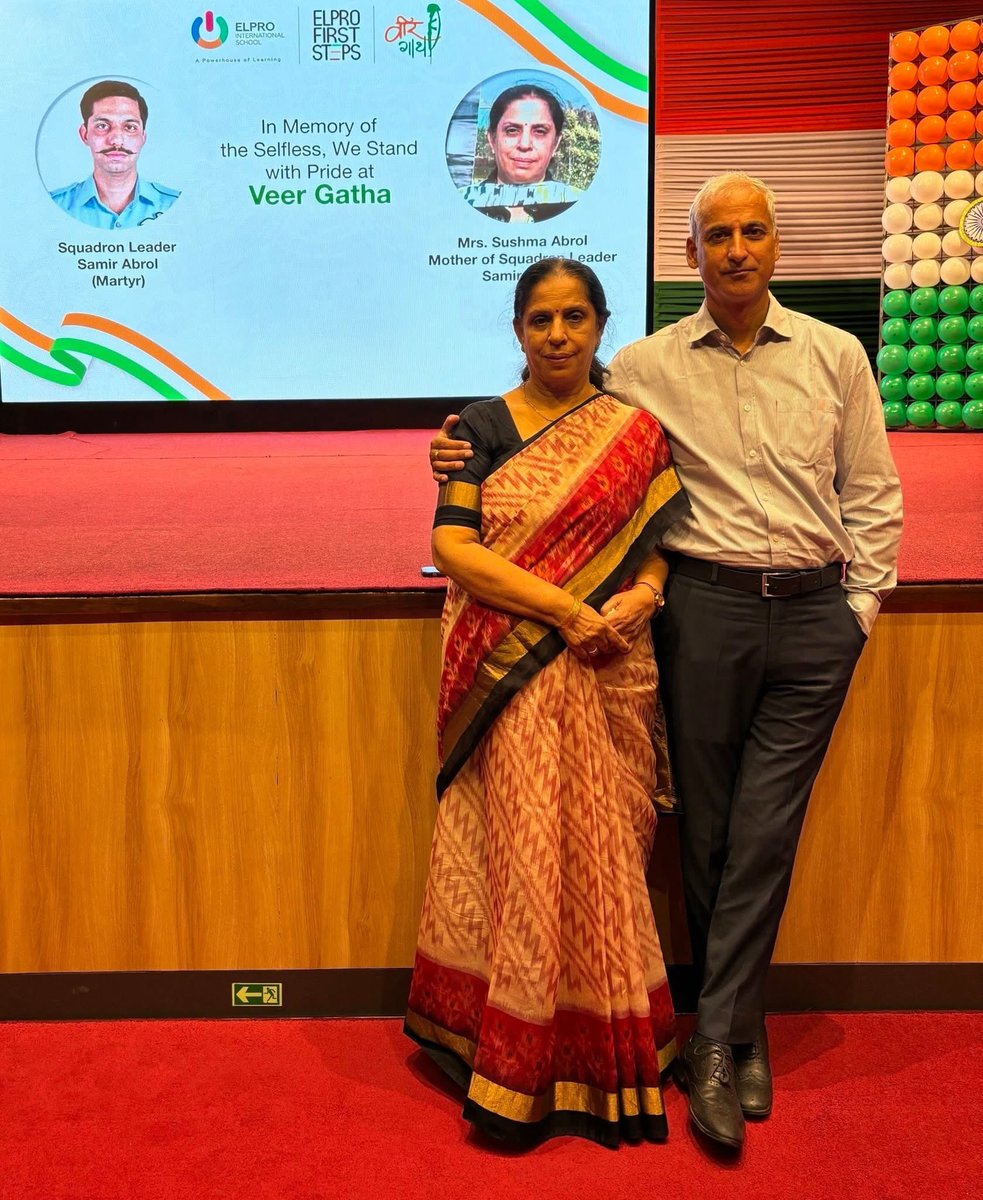 37VManhas's tweet photo. Blessings for Sushma Aunty on her birthday today.
Born on #WorldPilotsDay, later on she gave birth to one of the ace #TestPilots #IndianAirForce ever had produced, SQUADRON LEADER SAMIR ABROL, a test pilot who was immortalised in an aircrash at Bangalore in 2019.
#FreedomisnotFree a few pay #CostofWar.