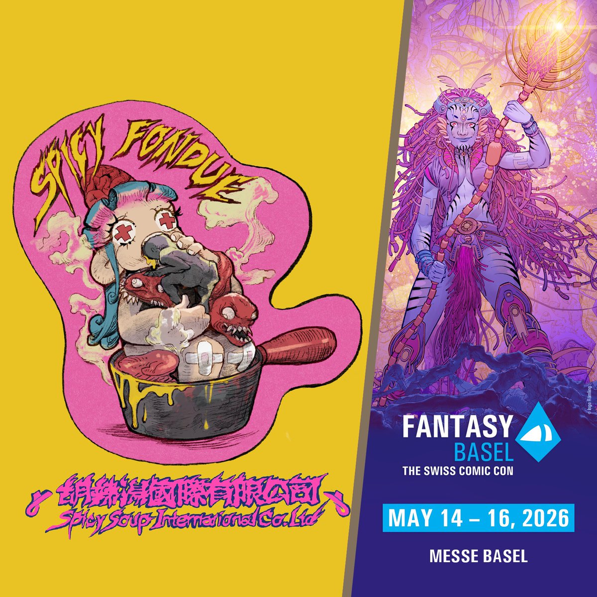 huyichun_'s tweet image. Heading to Fantasy Basel from May 14-16! 🇨🇭
I’ll be waiting for you at Booth 560, Hall 2.1.
Commissions are currently open!
Offering custom talismans (符咒) and small-scale watercolors (within 10x18cm).

#FantasyBasel #FantasyBasel2026 #ArtistOnTwitter #Commission #WaterColor