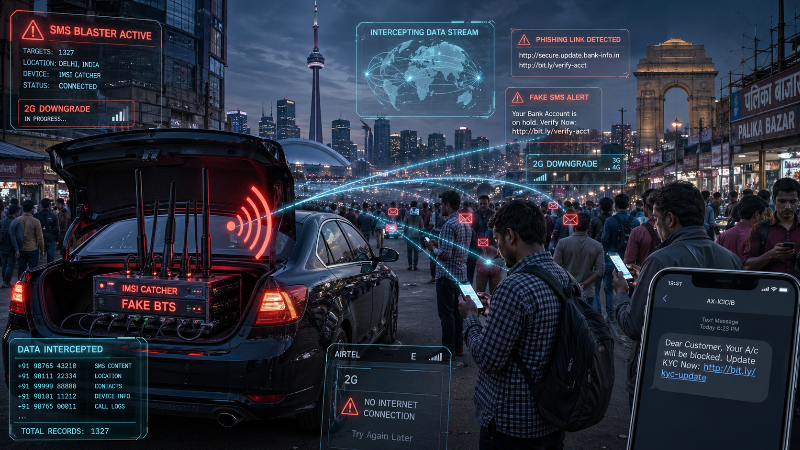 कनाडा में SMS ब्लास्टर तकनीक से साइबर ठगी का खुलासा

फर्जी मोबाइल टावर से हजारों लोगों को बनाया शिकार

<a href="/Vivekanand2404/">vivekanand mishra</a> से जानें- भारत जैसे देश के लिए ये कितना बड़ा खतरा

hindi.opindia.com/miscellaneous/…