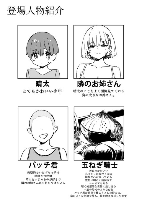 NTR漫画の人物紹介