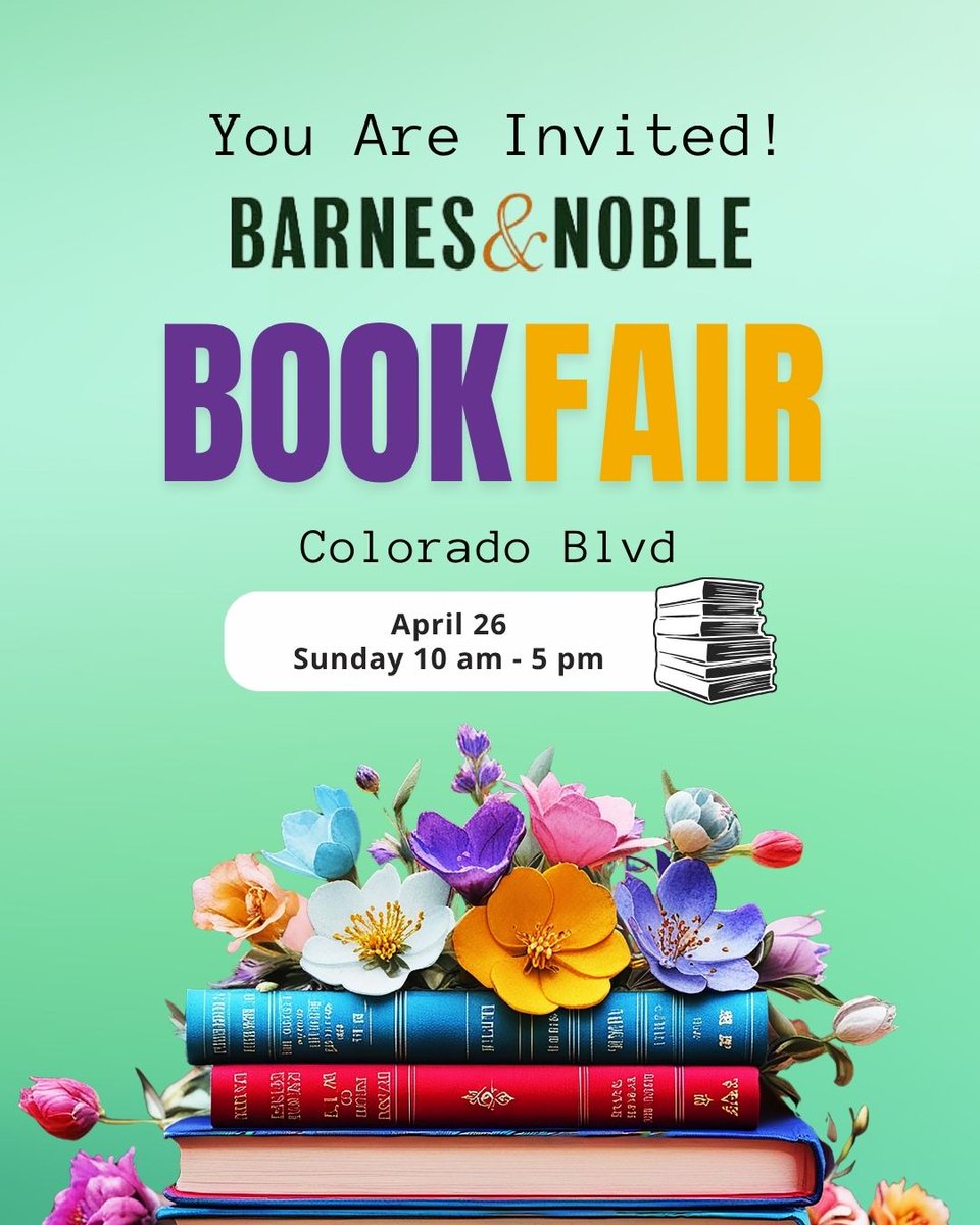 JudithBriles's tweet image. In Colorado? Meet awesome authors TODAY and get their books for gifts at  @BNColoradoBlvd from 10-5 via @COGreatAuthors @JudithBriles @BN #Colorado

 #ColoradoAuthors #BookLovers #BookCommunity #SupportLocalAuthors #Weekends