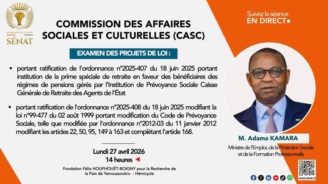 Sénat Côte d'Ivoire tweet media
