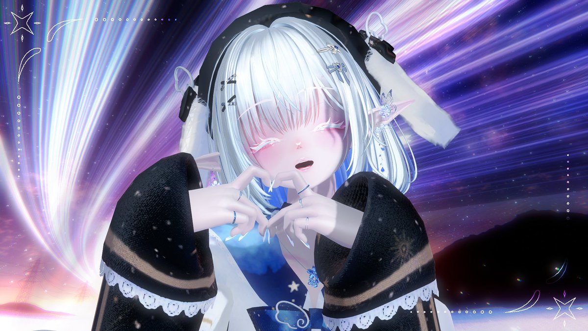 おやすみなさい✨ #餅亭 #MOMORI_vr #Shinano3D