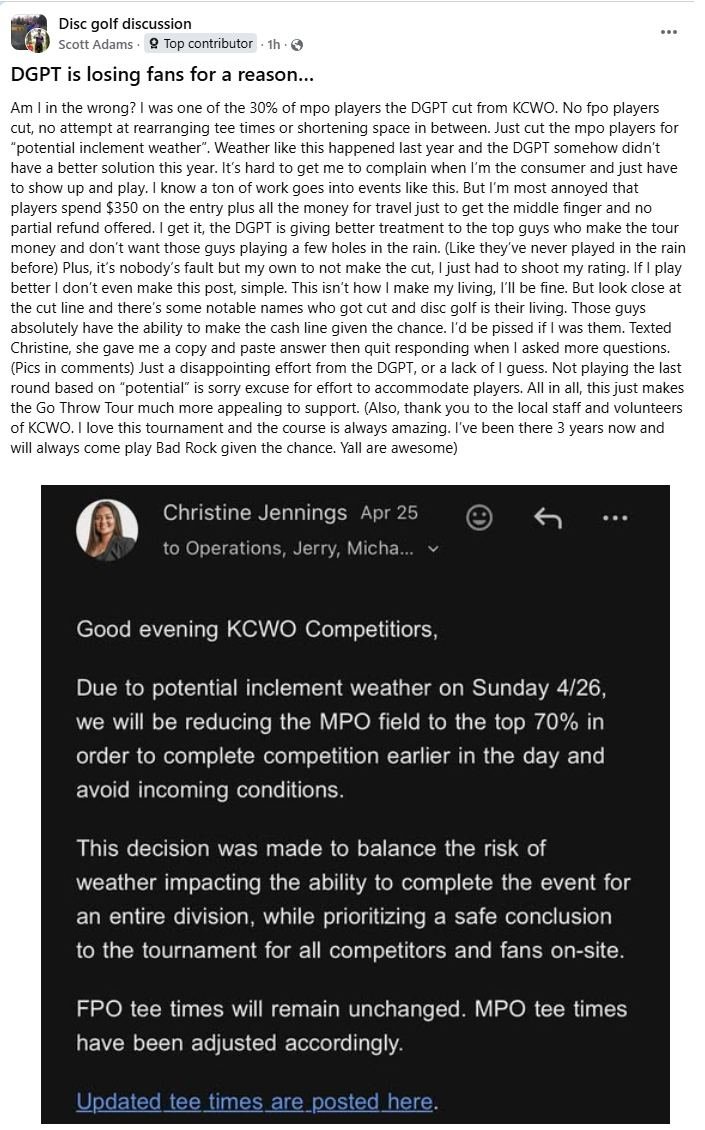 Disc Golf Fanatic tweet media