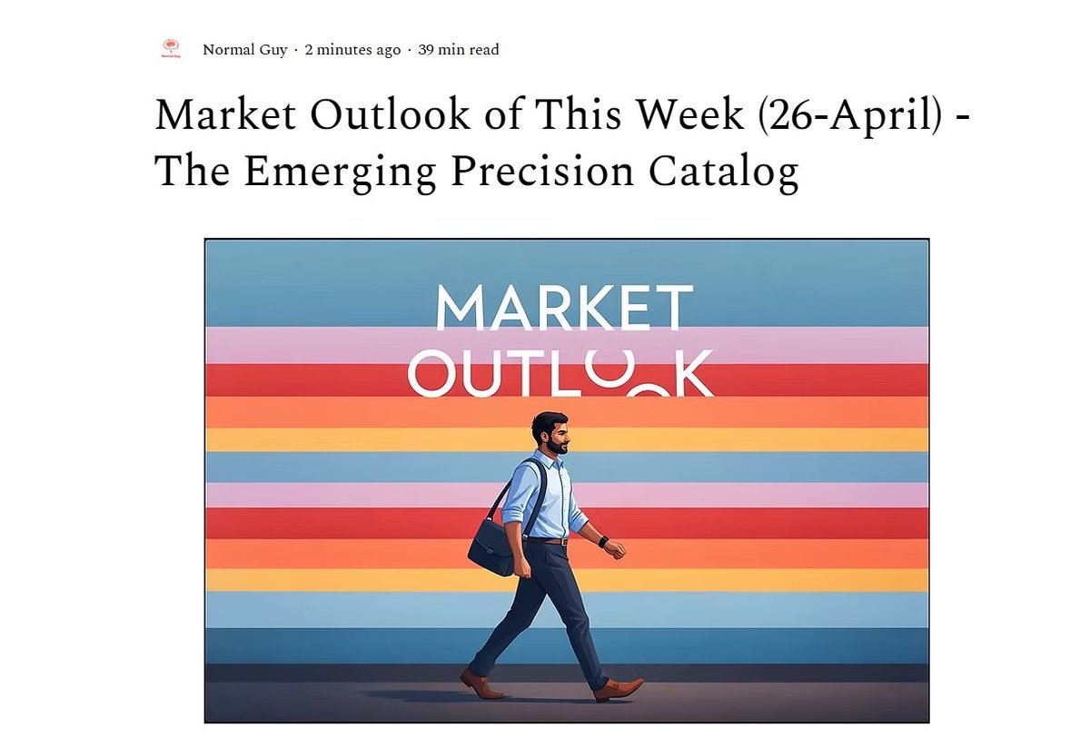 Normal_2610's tweet image. Market Outlook of this Week is Published :)

there are lot of interesting names comes this weeks first time, &amp;amp; some are coming consistently 

normalguy.co.in/post/market-ou…