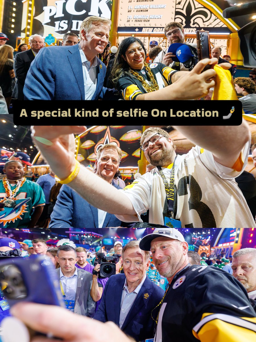 onlocationexp's tweet image. When the Commish makes the recents album it’s safe to say it’s been a GOOD weekend 🤩📸 #CloserThanEver #NFLDraft #OnLocation