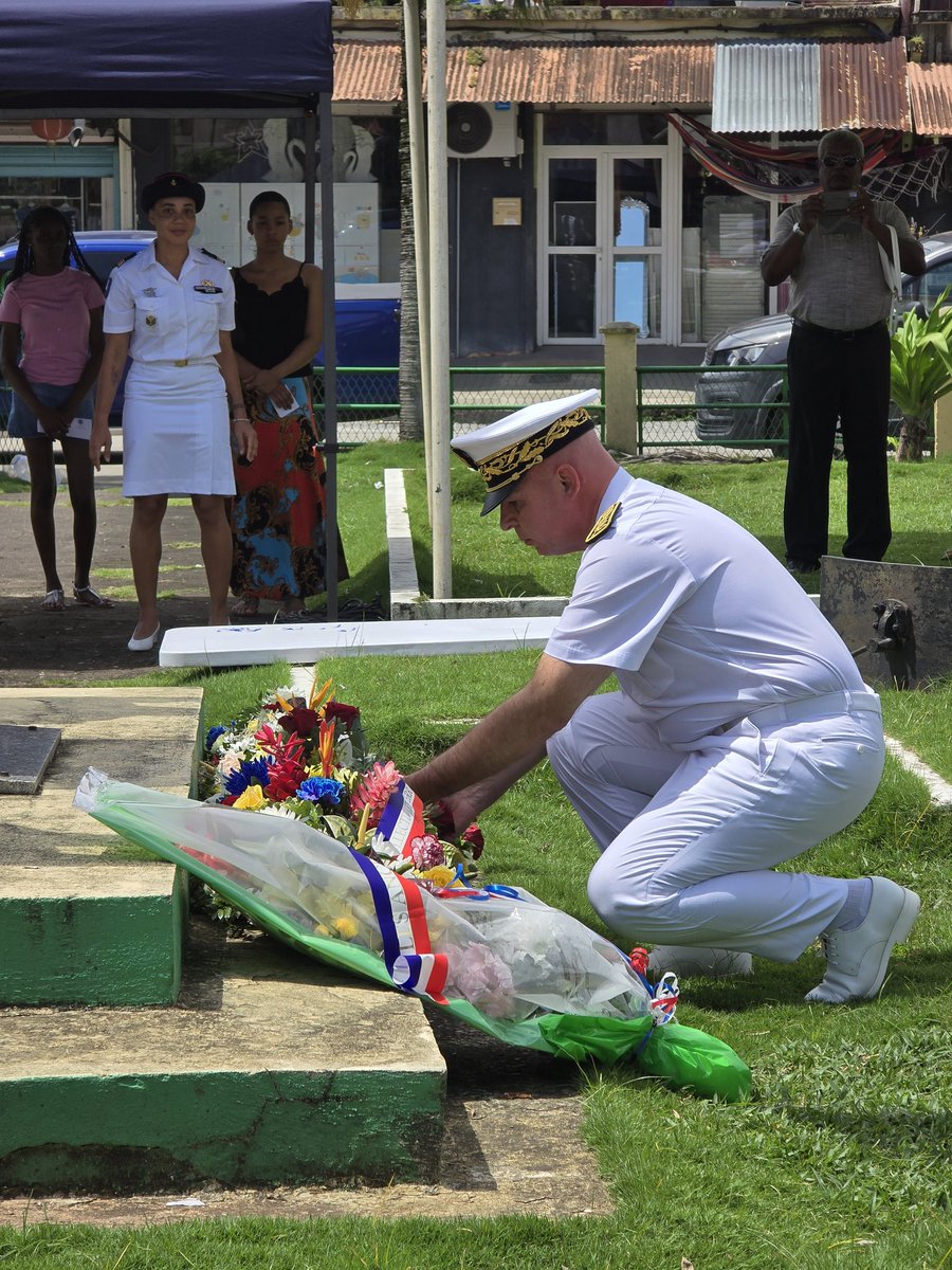 Image de Préfet de la région Guyane - #Cérémonie | 🕊 En ce dernier dimanche d’avril, le sous-préfet de Saint-Laurent du Maroni, Gérard Ma