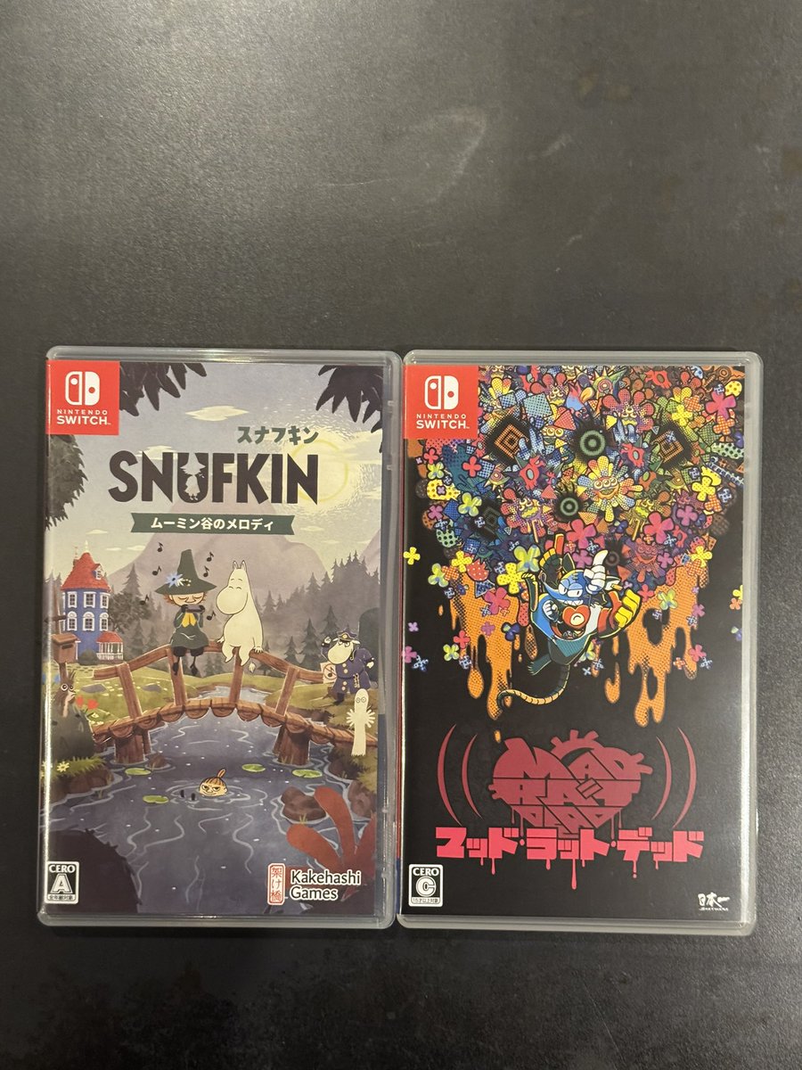 RedRabbit_para's tweet image. 今日もGEOった!!

#Switch
#スナフキン ムーミン谷のメロディ
#マッドラッドデッド 

どちらもいつか買えたらいいなぁと思ってたゲームです🤣✨