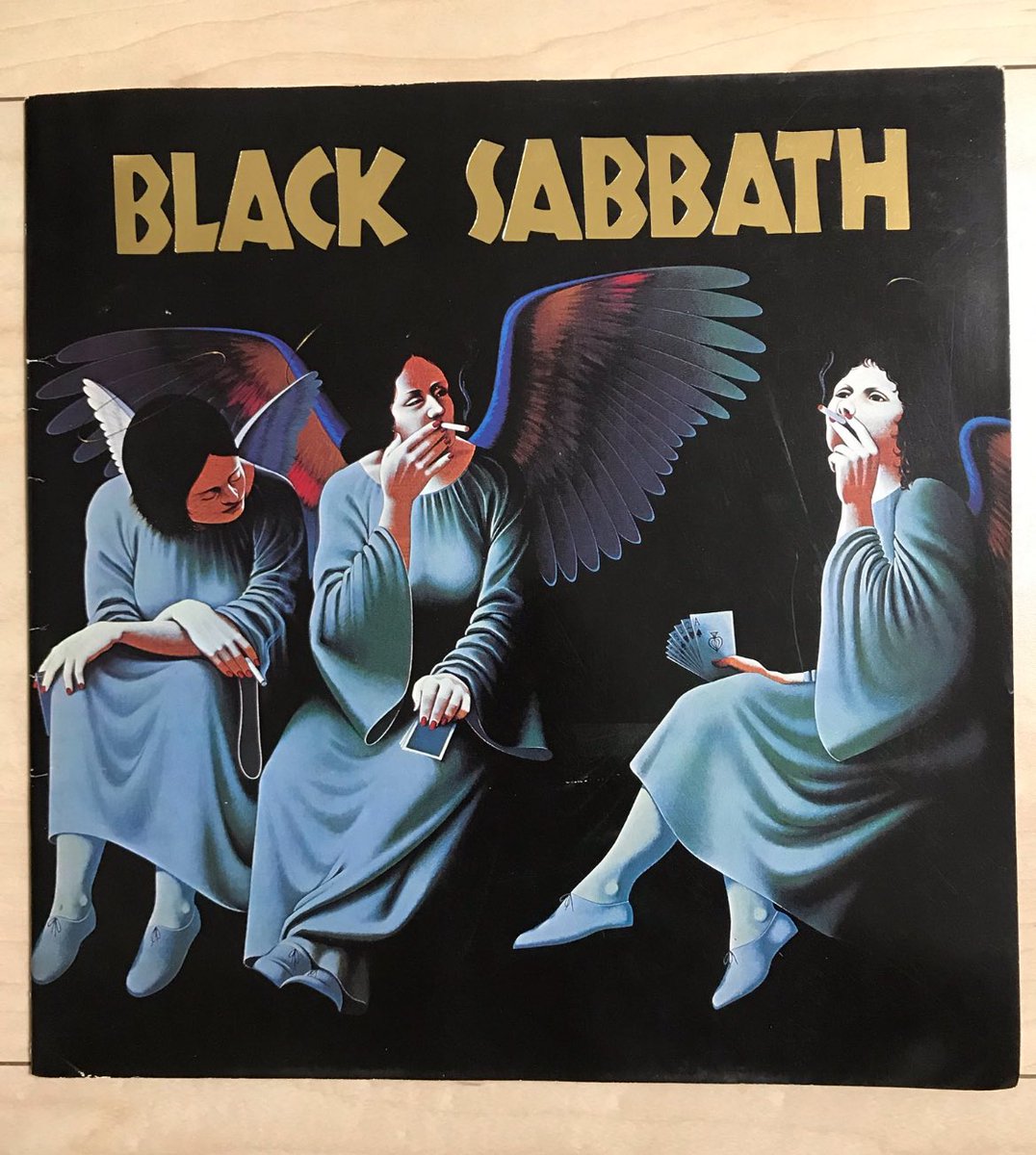 tatsurocker's tweet image. BLACK SABBATHの『Heaven And Hell』リリース日だったのですね。
名盤ですね。BLACK SABBATHの初来日公演だった日本盤のパンフレットとチケットはちゃんとあります。

#BLACKSABBATH