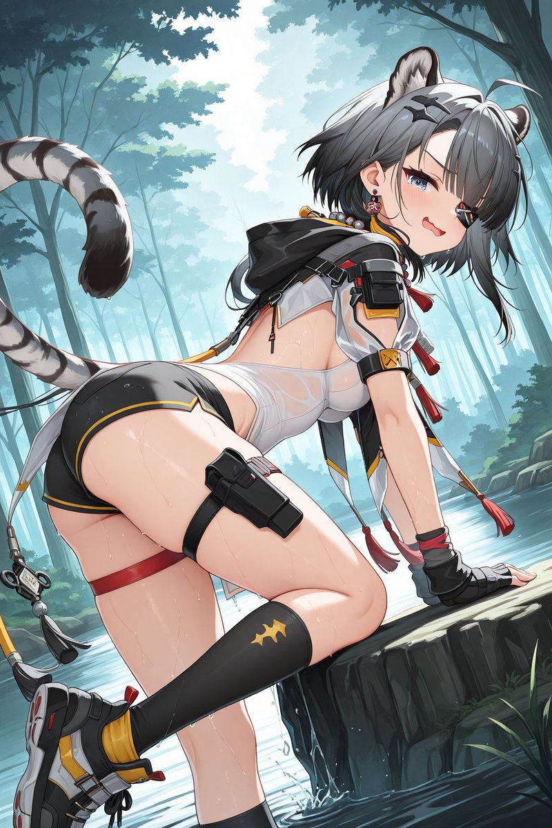 Chikohan_ex's tweet photo. 水浴びタンタン／Bath tangtang
Arknights Endfield (アークナイツ エンドフィールド)

【SFW illustration | No nudity】 https://t.co/PdSjp2iD8c