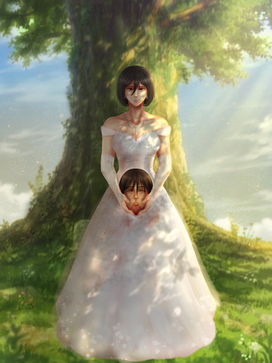 Wedding…?🥀

#Eremika #AttackOnTitan #進撃の巨人 #エレミカ