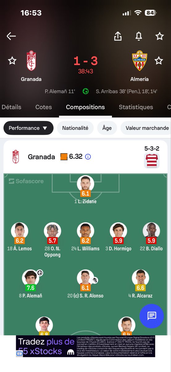 Luca Zidane aka notre gardien numéro 1 qui se prend 3 buts en 4 minutes …

Sa ne sent pas bon pour la coupe du monde 😬🤯.